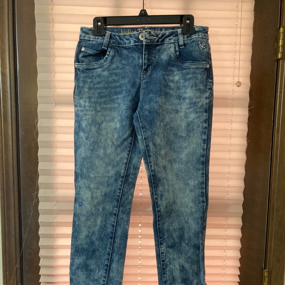 Super cute, brand new Justice premium skinny jeans